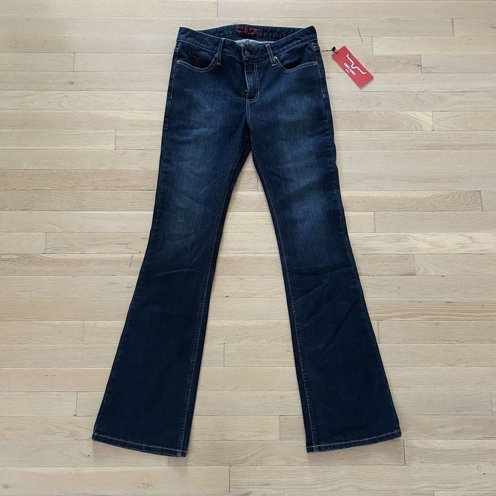 Kimes Ranch Bootcut Mid Rise Jeans 8/34 Chloe Dark Wash NWT Western Rancher